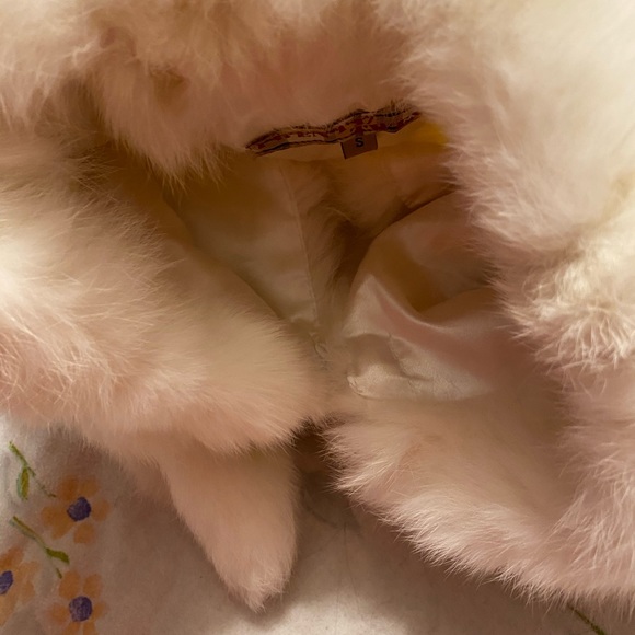 Satin lined Rabbit Fur Coats - Picture 3 of 10